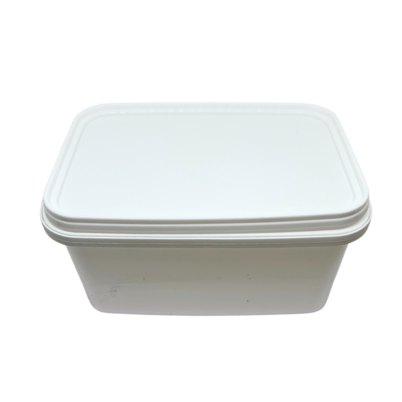 2.5 Litre White Rectangular Bucket with Lid