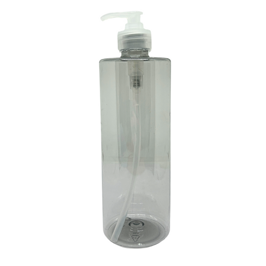 500ml Clear Bottle with Pump