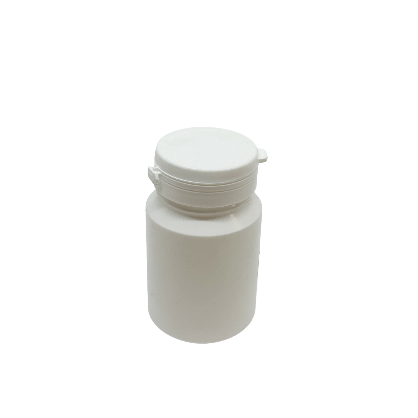 100ml White HDPE Phara Style Pot with Tamper Evident Lid x 100