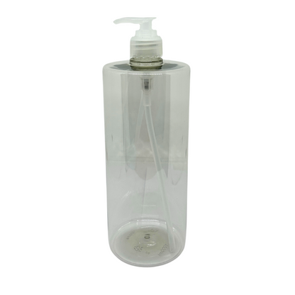 1 Litre Clear Bottle with Pump