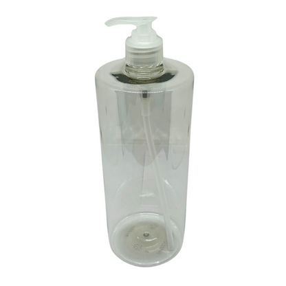 1 Litre Clear Bottle with Pump